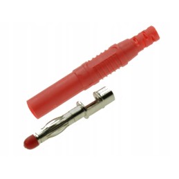 Amass banana plug 4mm safe black