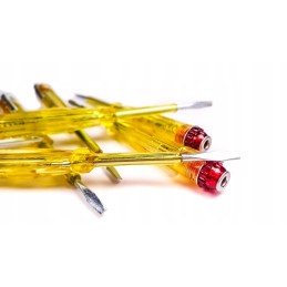 Voltage tester, test tube, current tester, screwdriver