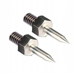 Threaded measuring electrode of a moisture meter