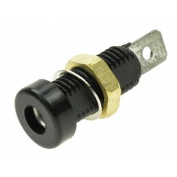 Banana socket 4mm black