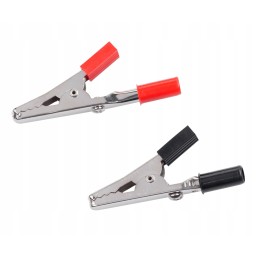 Crocodile clips banana kemot kro0395 4mm 2 pcs black red