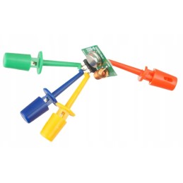 Measuring gripper, claw hook, probe, black