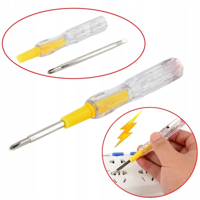 Test tube voltage tester, double-sided screwdriver