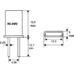 Q20 48mhz quartz resonator hc 49u