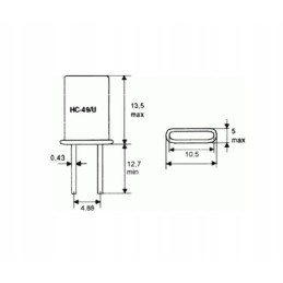 Q22 1184mhz quartz resonator hc 49u