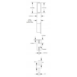 Art quartz 14 31818mhz smd hc49s smd price for 2 pcs