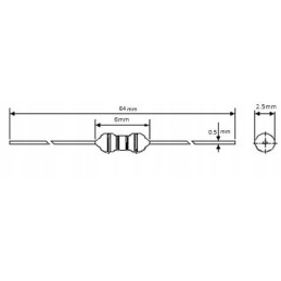 Dl0 27uh miniature choke 0 5w