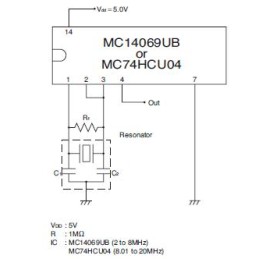 Ceramic resonator 12 MHz Kyocera SMD 2 pcs