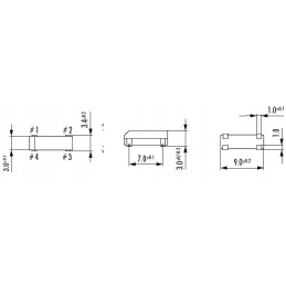 32 768 kHz clock resonator smq32sl 1 pc