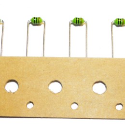 Creped axial choke 10uh 10 x15