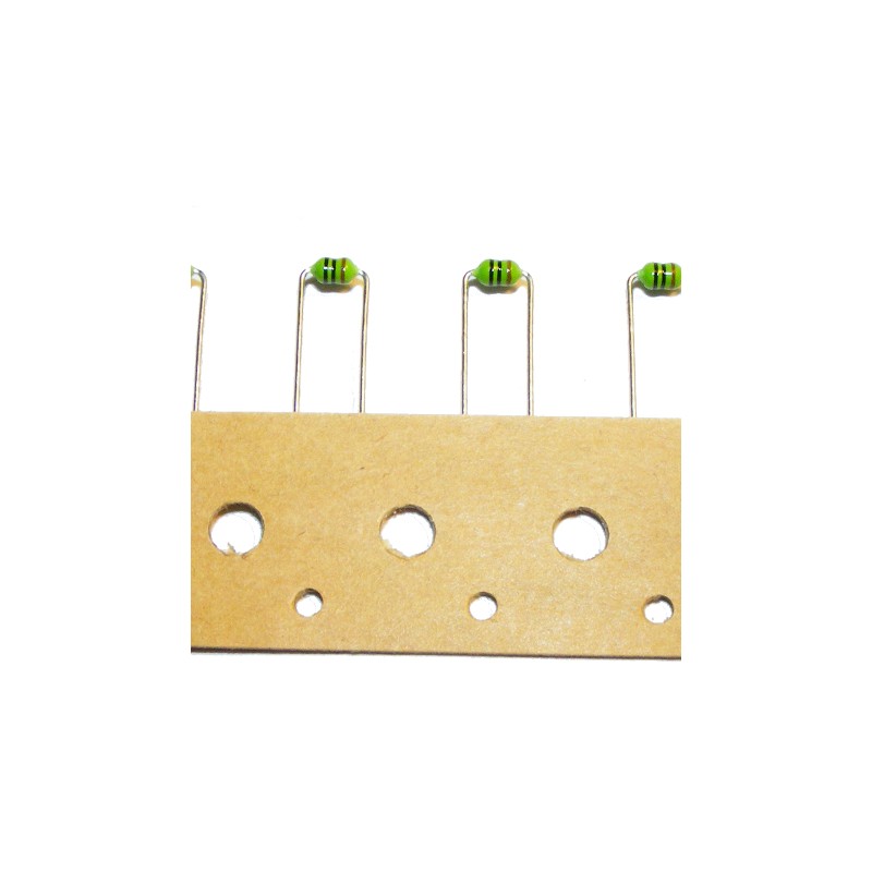 Creped axial choke 10uh 10 x15