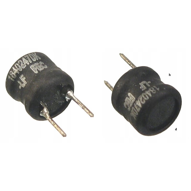 Standing choke 47uh 0 7a 2 pieces