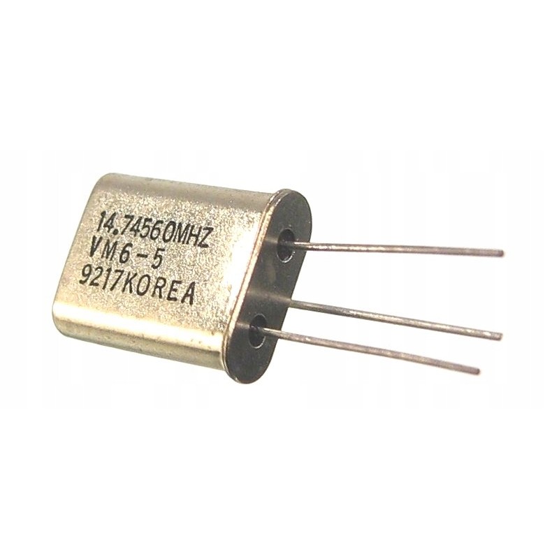Quartz resonator 14 74560 mhz, 3 legs, 2 pieces