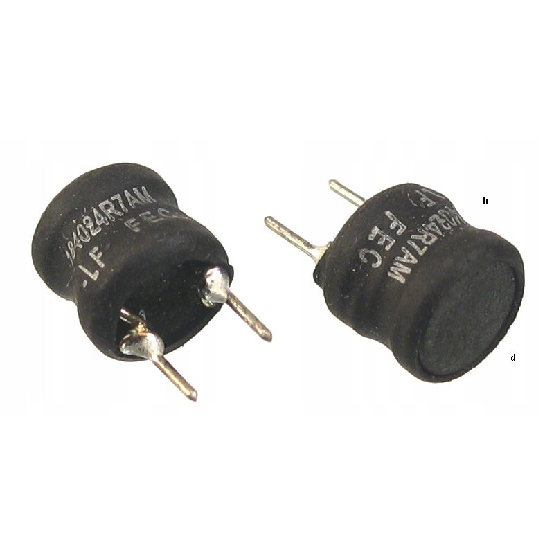 Standing choke 4 7uh 2 9a 2 pieces