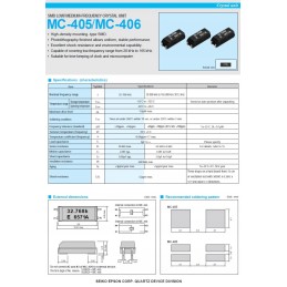Quartz resonator 32 768 kHz smd 4 pieces