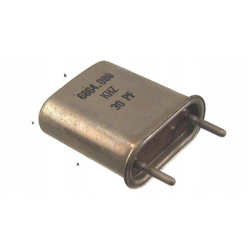 Quartz resonator 6 864000 MHz large