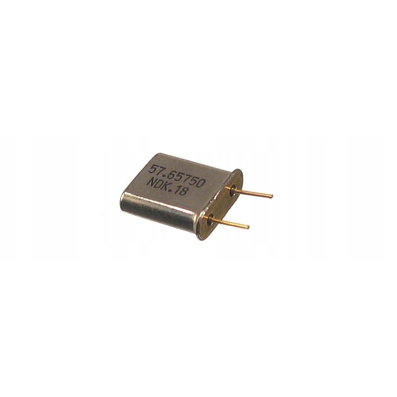 57 65750 MHz miniature quartz resonator