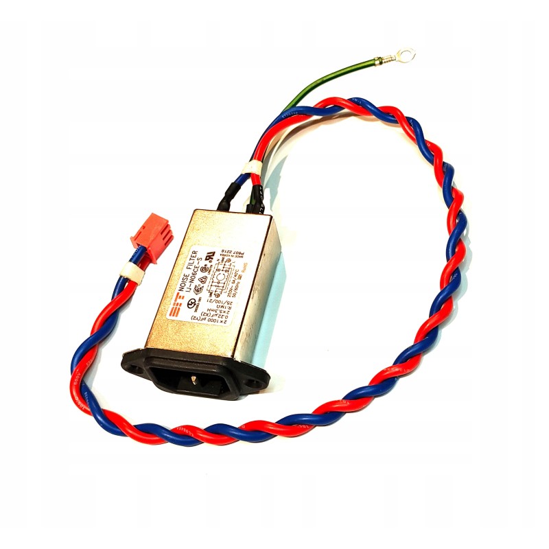 Anti-interference network filter with computer network socket