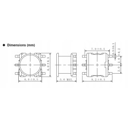 Choke sumida smd 1mh 10 pcs