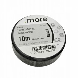 Insulating tape PVC insulation 10m black
