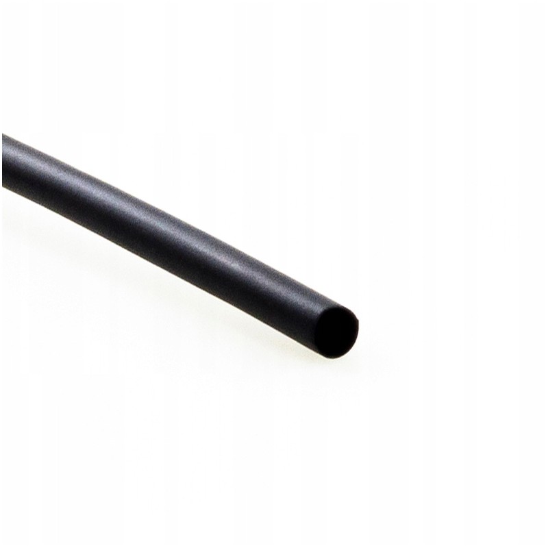 Heat shrink tubes 1-5mm black, 1m