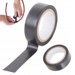 Insulating tape for cable insulation, black, strong PVC