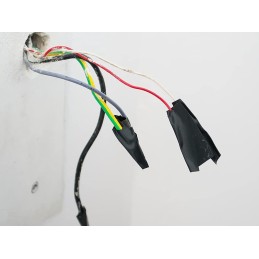 Insulating tape for cable insulation, black, strong PVC