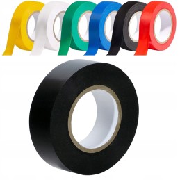 Waterproof PVC insulating tape multicolor 18mm x 10m 1pcs