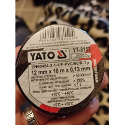 Electrical insulating tape 12mmx10m black 65t