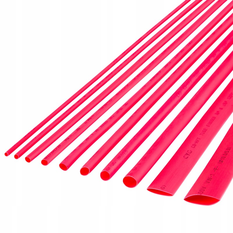 Heat shrink tubes 4-5mm 1m red