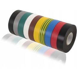 Strong white Lexton insulating tape 19mm x 10m