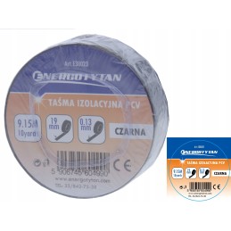 Insulating tape 19mm black energotytan insulation