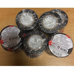 Electrical insulating tape 12mmx10m black yato
