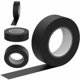Strong waterproof PVC insulating tape, black, 10 m
