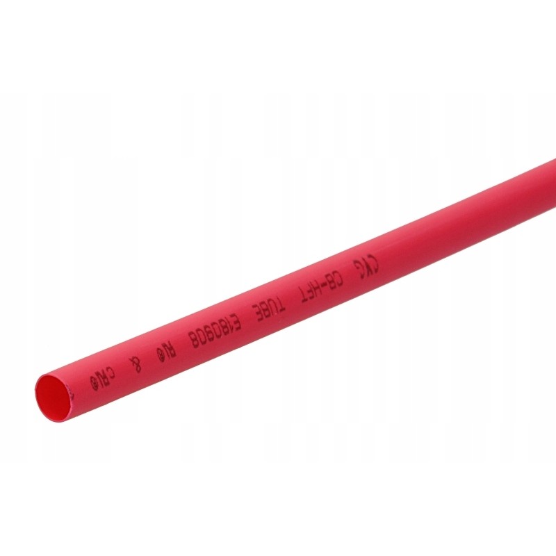 Heat shrink tube 6 5mm 1m red