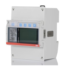 1 pcs - ABB 1 Phase LCD Energy Meter, Type Transformer Connected