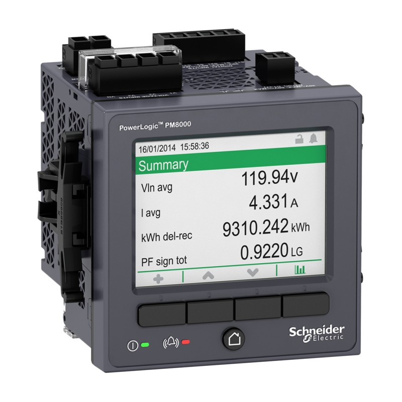 1 pcs - Schneider Electric 3 Phase LCD Energy Meter, Type Electromechanical