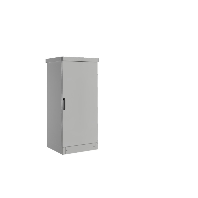 1 pcs - Rittal CS Series Aluminium Single-Door-Door Floor Standing Enclosure, Opaque Door, IP55, 600 x 1200 x 500mm