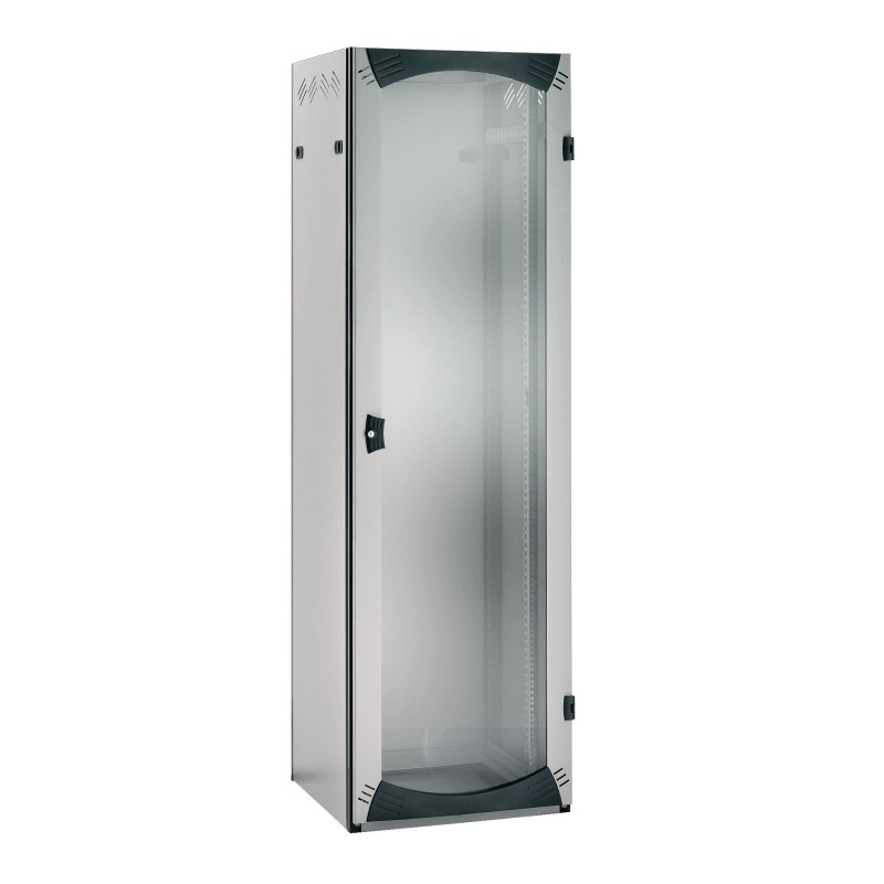 1 pcs - Schneider Electric Steel Single-Door-Door Floor Standing Enclosure, Transparent Door, IP20, 2000 x 600 x 600mm