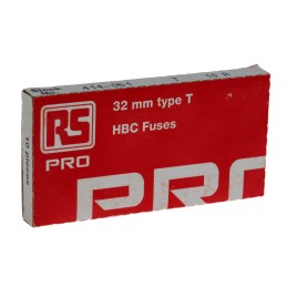 1 Pack of 10 - RS PRO 10A T Ceramic Cartridge Fuse, 6.3 x 32mm
