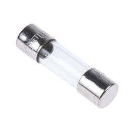 1 Pack of 10 - RS PRO 1A F Glass Cartridge Fuse, 5 x 20mm