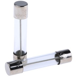 1 Pack of 10 - RS PRO 1A T Glass Cartridge Fuse, 6.3 x 32mm