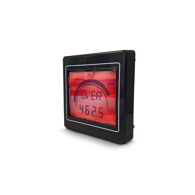 1 pcs - Trumeter LCD Digital Panel Multi-Function Meter, 68mm x 68mm