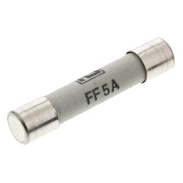 1 Pack of 10 - RS PRO 5A FF Ceramic Cartridge Fuse, 6.3 x 32mm