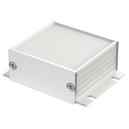 1 pcs - Bopla Filotec (Set) Series Aluminum (Anodized) Aluminium Enclosure, IP40, Flanged, Aluminum (anodized) Lid, 50 x 55.3 x