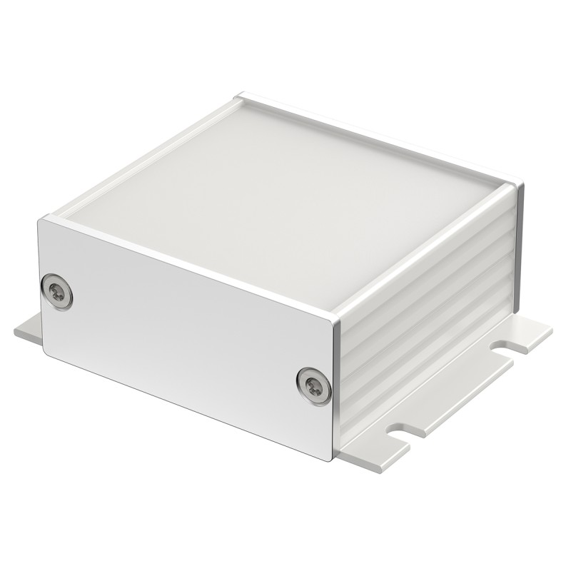 1 pcs - Bopla Filotec (Set) Series Aluminum (Anodized) Aluminium Enclosure, IP40, Flanged, Aluminum (anodized) Lid, 50 x 55.3 x