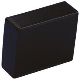 1 pcs - Takachi Electric Industrial KC Series Black Aluminium Enclosure, Black Lid, 200 x 125 x 50mm