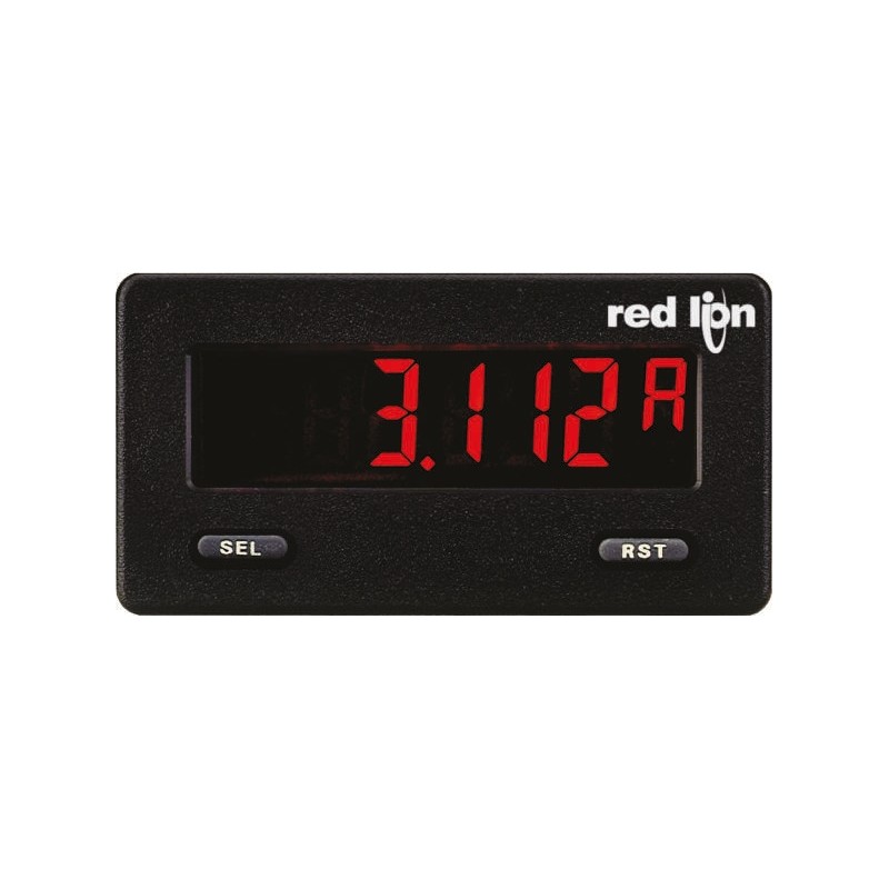 1 pcs - Red Lion Digital Ammeter DC, 33mm x 68mm