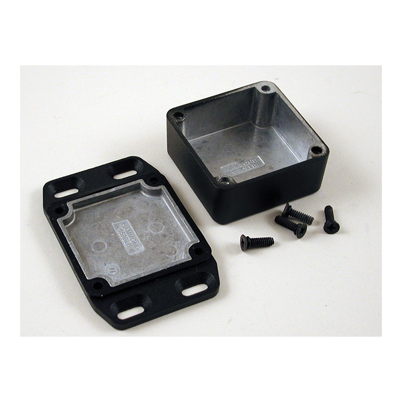 1 pcs - Hammond 1590 Series Die Cast Aluminium Enclosure, IP65, Flanged, 25 x 51 x 77mm