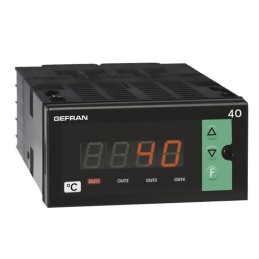 1 pcs - Gefran 40T96 Temperature Indicator, 108 x 48mm Relay, 100 - 240 V ac Supply Voltage
